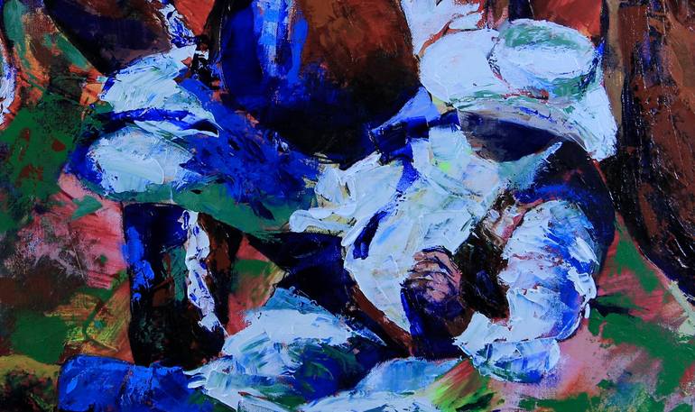 Original Expressionism Sports Painting by WALTER FAHMY