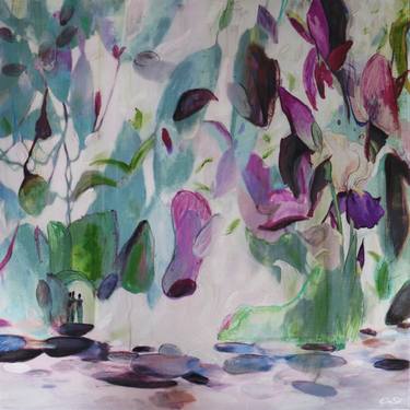 Print of Abstract Botanic Paintings by Eva Sol