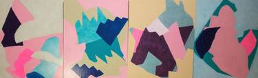 Original Pop Art Abstract Paintings by Julia Kennedy-Bell