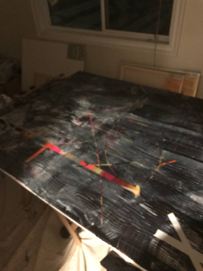 Original Abstract Painting by Drew Ginsburg