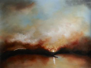 Original Abstract Expressionism Landscape Paintings by Rolf Marriott
