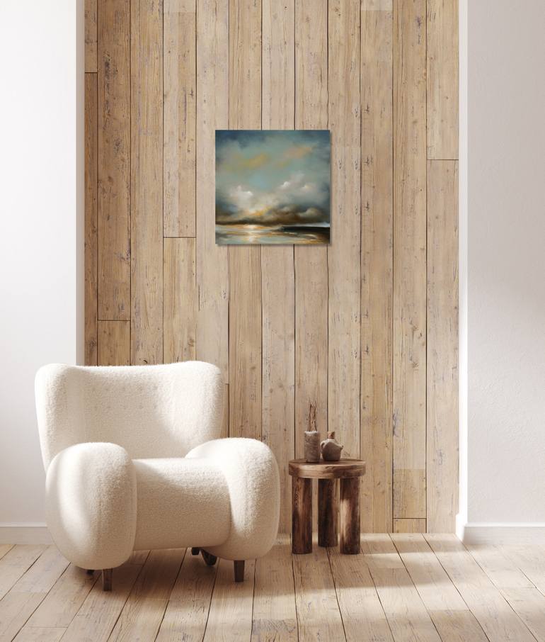 Original Abstract Expressionism Landscape Painting by Rolf Marriott