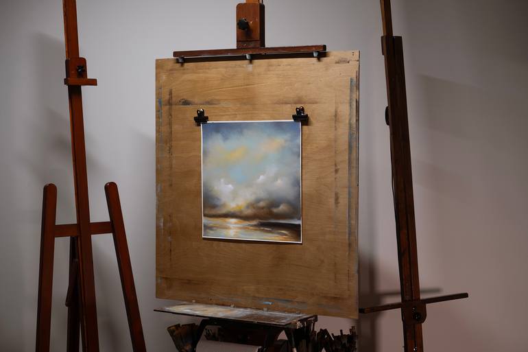 Original Abstract Expressionism Landscape Painting by Rolf Marriott