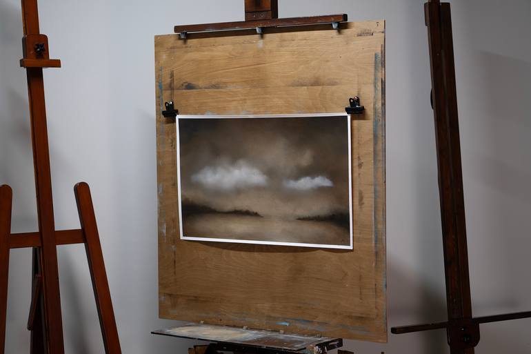 Original Abstract Expressionism Landscape Painting by Rolf Marriott
