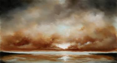 Original Abstract Expressionism Landscape Paintings by Rolf Marriott