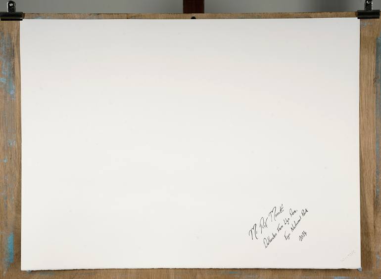 Original Abstract Expressionism Landscape Painting by Rolf Marriott