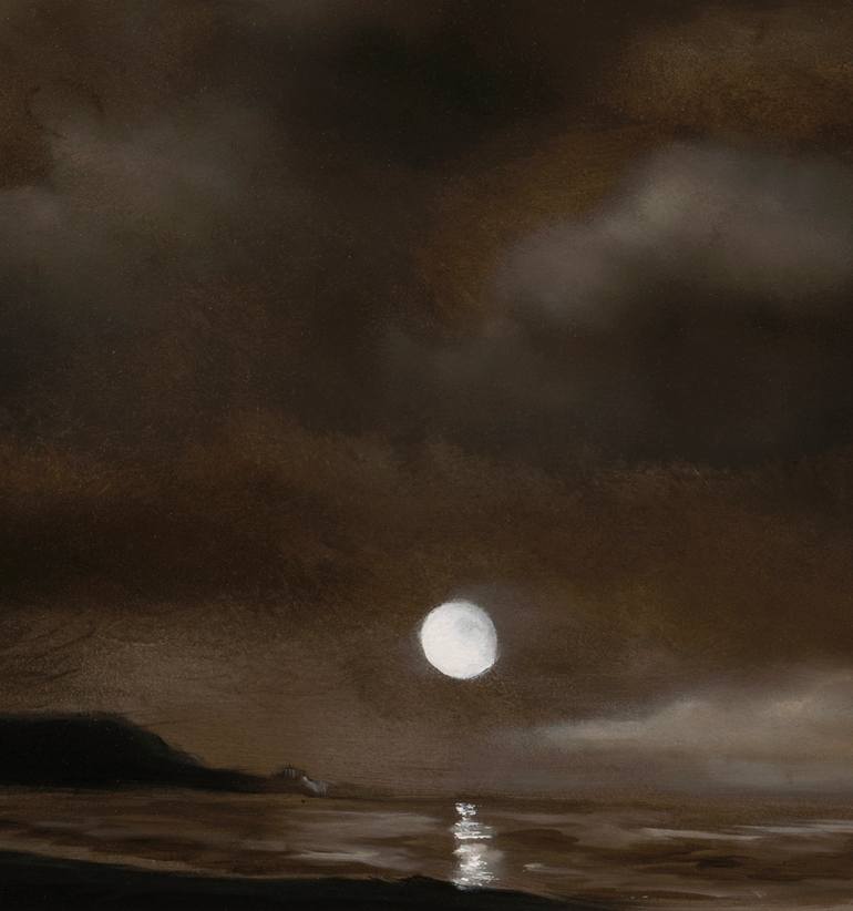 Original Abstract Expressionism Landscape Painting by Rolf Marriott