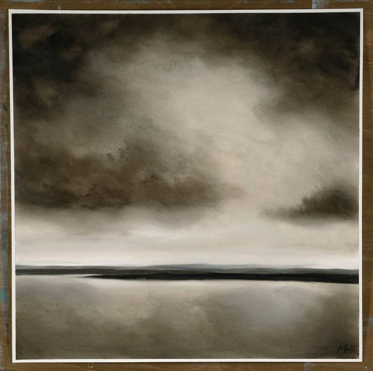 Original Abstract Expressionism Landscape Painting by Rolf Marriott