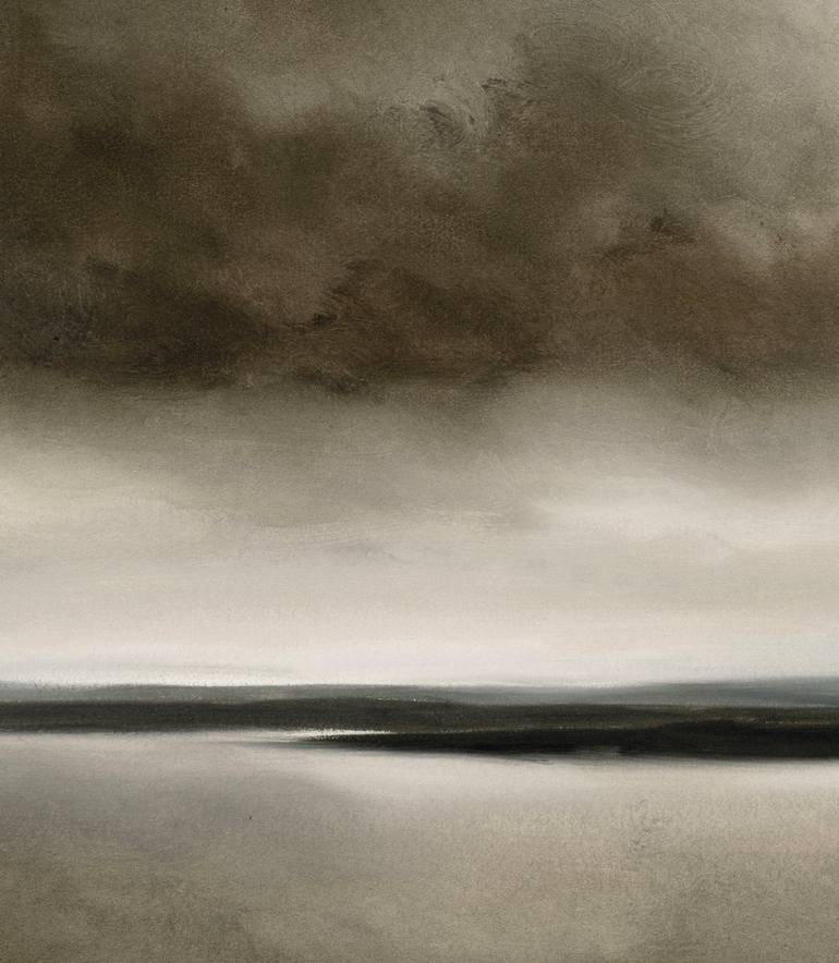 Original Abstract Expressionism Landscape Painting by Rolf Marriott