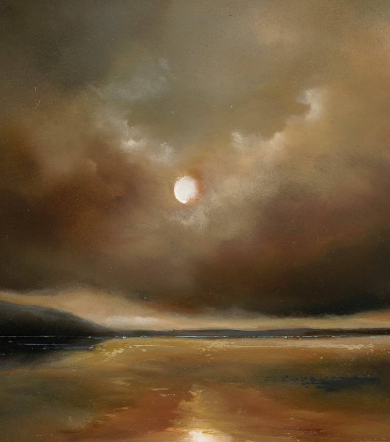 Original Abstract Expressionism Landscape Painting by Rolf Marriott