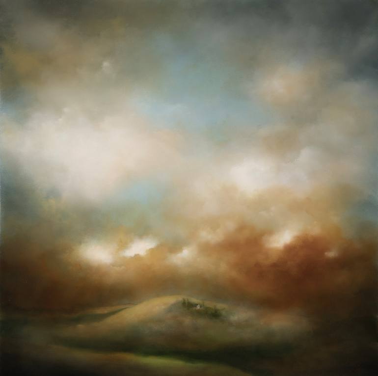 Print of Abstract Expressionism Landscape Paintings by Rolf Marriott