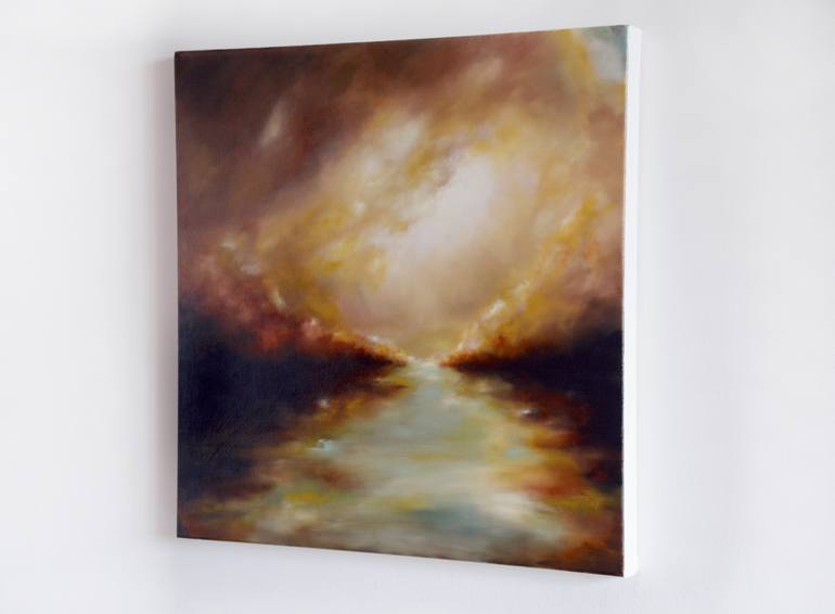 Original Abstract Landscape Painting by Rolf Marriott