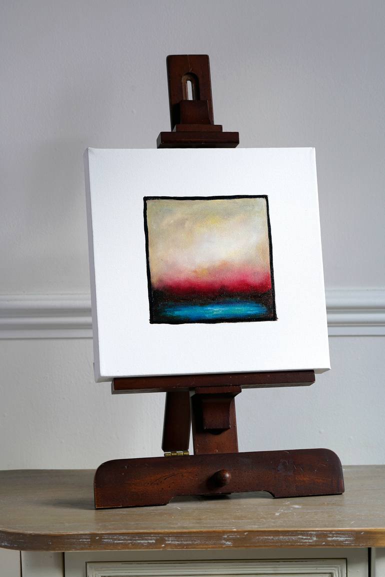 Original Abstract Landscape Painting by Rolf Marriott