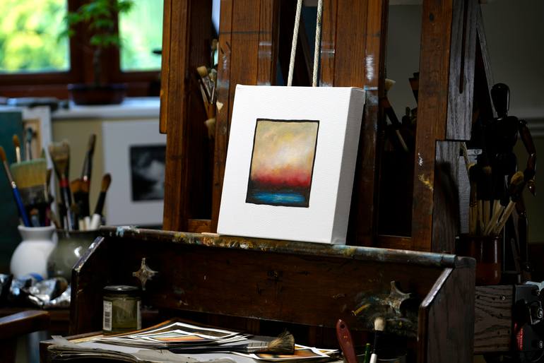 Original Abstract Landscape Painting by Rolf Marriott