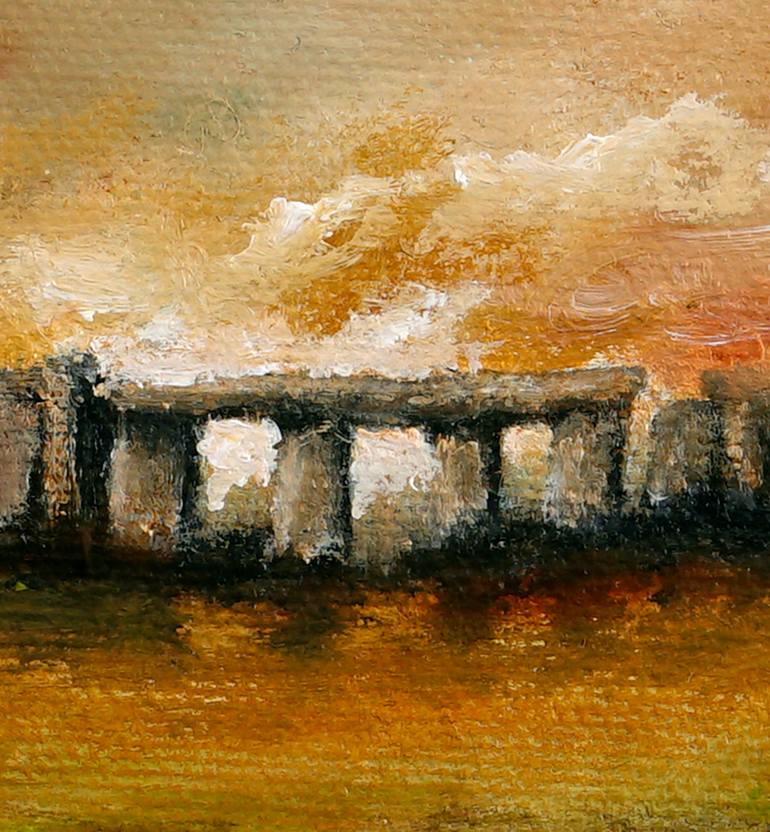 Original Abstract Landscape Painting by Rolf Marriott