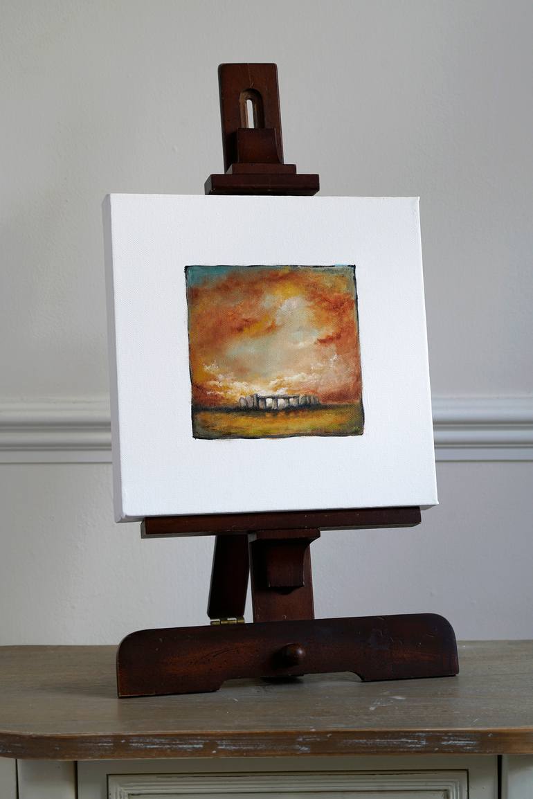 Original Abstract Landscape Painting by Rolf Marriott