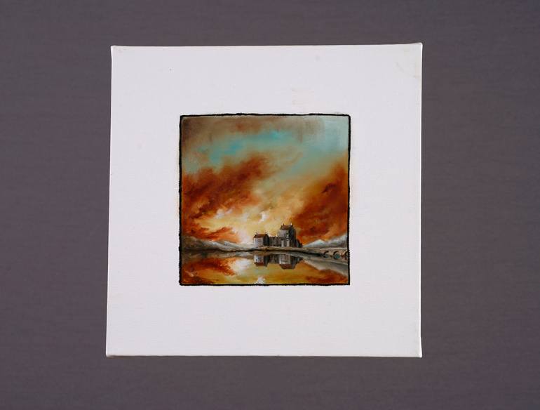 Original Abstract Landscape Painting by Rolf Marriott