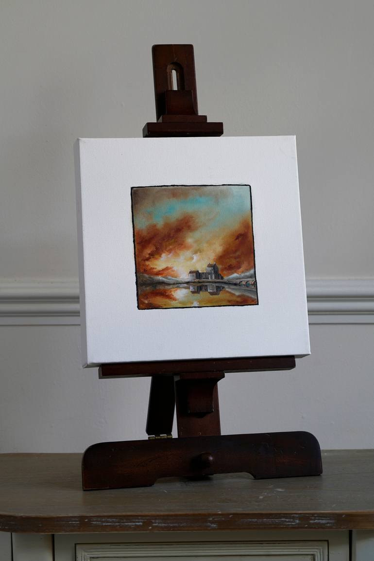 Original Abstract Landscape Painting by Rolf Marriott