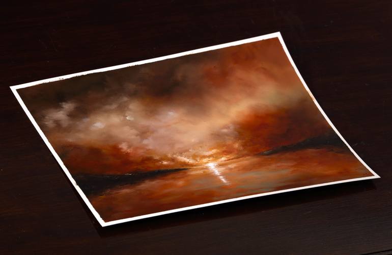 Original Abstract Landscape Painting by Rolf Marriott