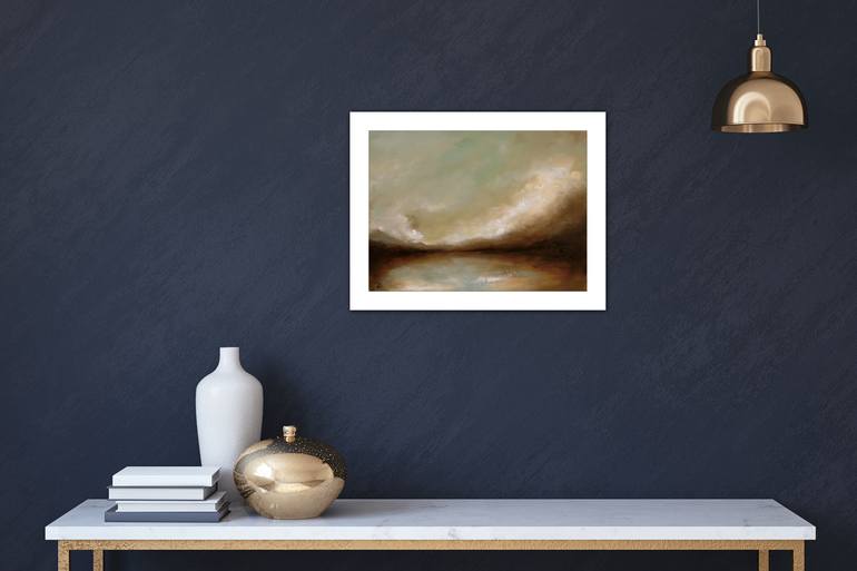 Original Abstract Expressionism Landscape Painting by Rolf Marriott