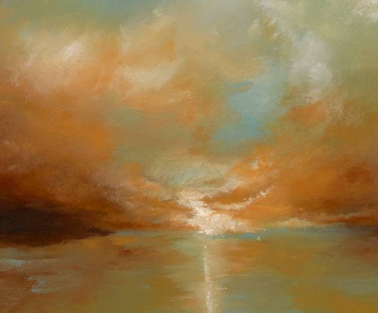 Original Impressionism Landscape Painting by Rolf Marriott