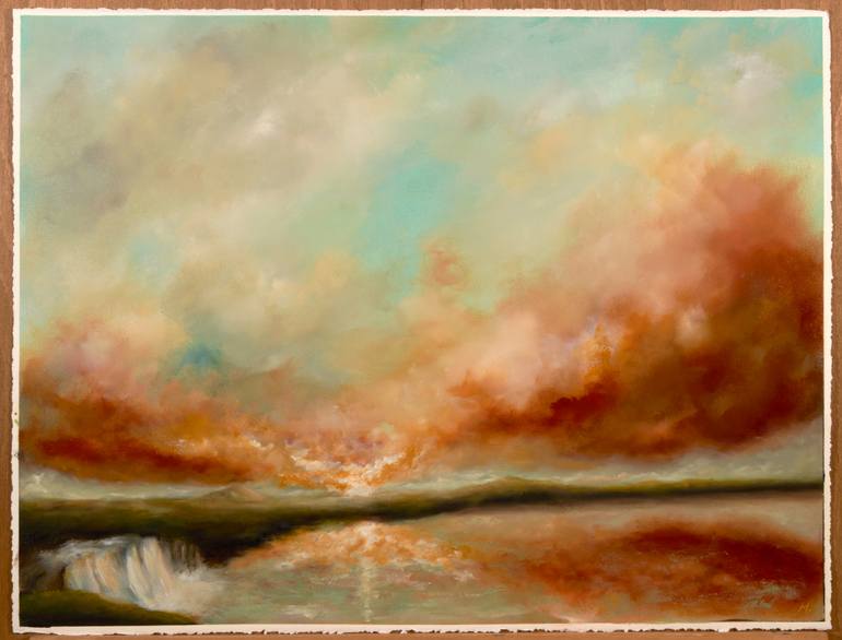 Original Expressionism Landscape Painting by Rolf Marriott