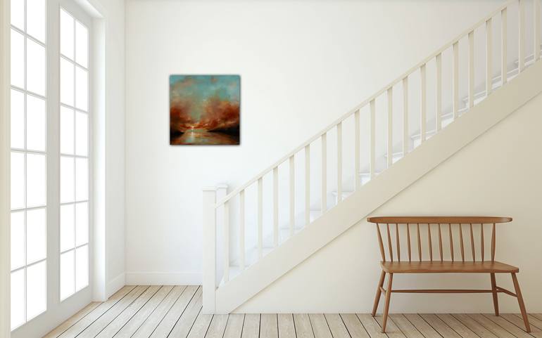 Original Abstract Landscape Painting by Rolf Marriott