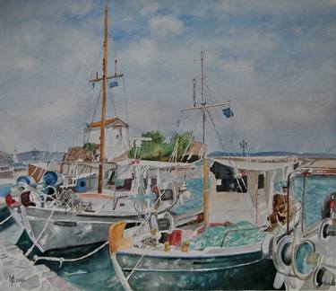 Print of Ship Paintings by Zoran Mihajlovic