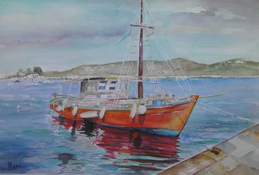 Print of Figurative Ship Paintings by Zoran Mihajlovic