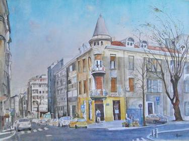 Print of Fine Art Cities Paintings by Zoran Mihajlovic