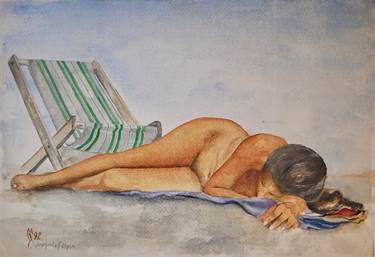 Print of Nude Paintings by Zoran Mihajlovic