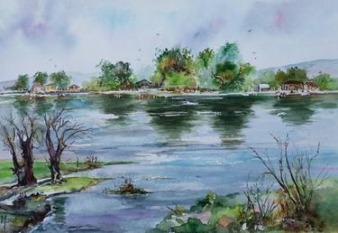 Original Impressionism Landscape Paintings by Zoran Mihajlovic