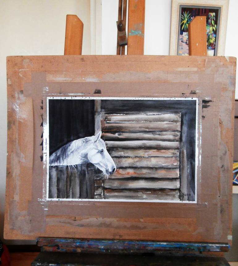 Original Horse Painting by Zoran Mihajlovic