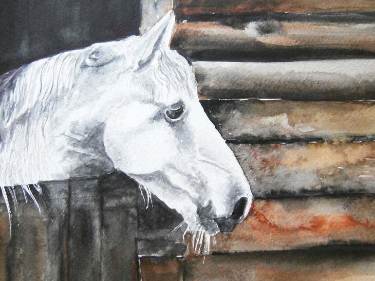 Original Horse Painting by Zoran Mihajlovic