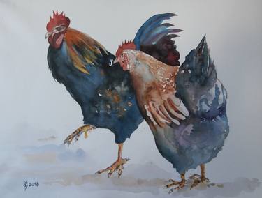 Original Impressionism Animal Paintings by Zoran Mihajlovic