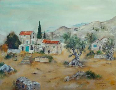 Original Impressionism Landscape Paintings by Zoran Mihajlovic