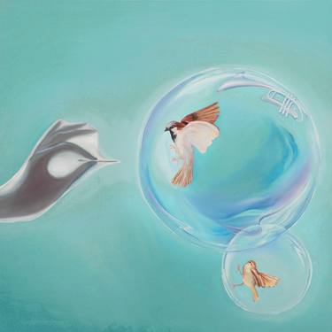 Print of Surrealism World Culture Paintings by Trilochan Anand