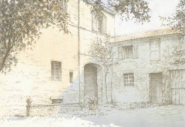 Farmhouse, Umbria, Italy.  A Limited Edition Giclee Print (15 of 95) from a thumb