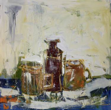 Original Abstract Expressionism Still Life Paintings by Natalie Bedford