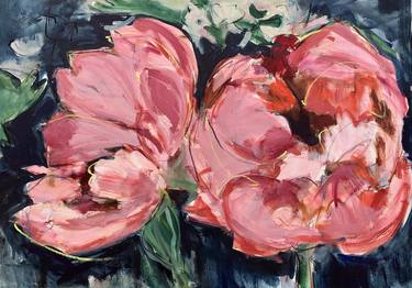 Print of Impressionism Floral Paintings by Natalie Bedford