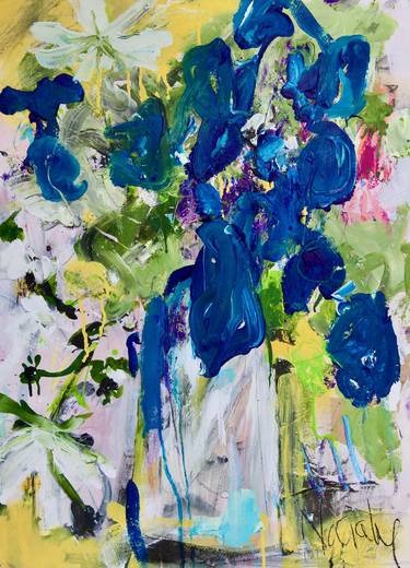 Original Impressionism Botanic Paintings by Natalie Bedford