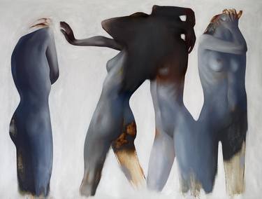 Original Figurative Body Paintings by Kateryna Reznichenko