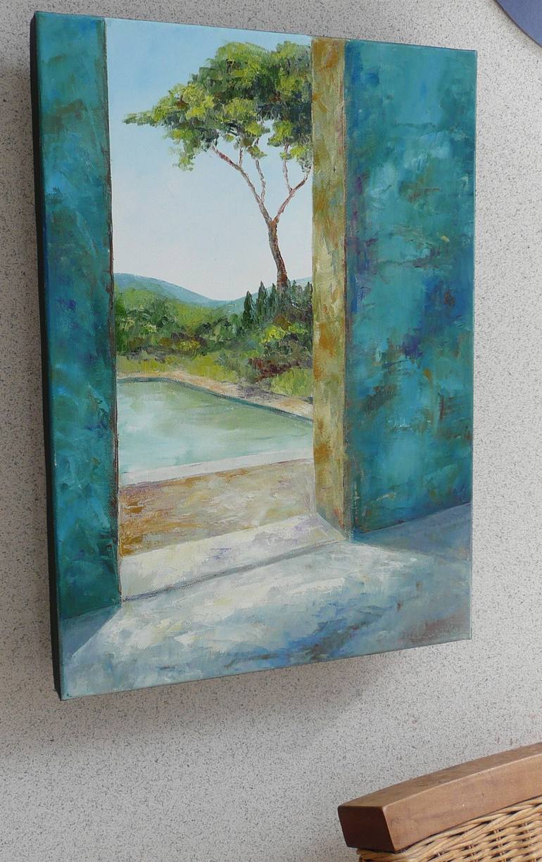 Original Figurative Garden Painting by Laurelle BESSÉ