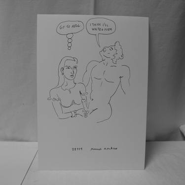 Print of Erotic Drawings by Manuel Montero