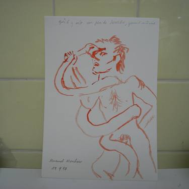 Print of Modern Classical mythology Drawings by Manuel Montero