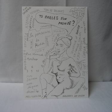 Print of Dada Erotic Drawings by Manuel Montero