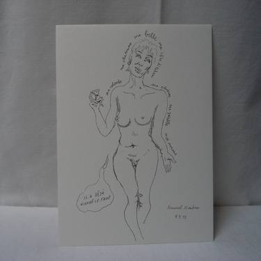 Print of Dada Erotic Drawings by Manuel Montero