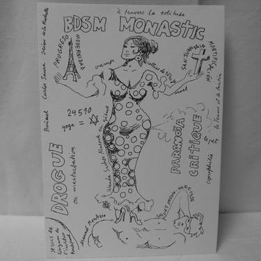 Print of Dada Erotic Drawings by Manuel Montero