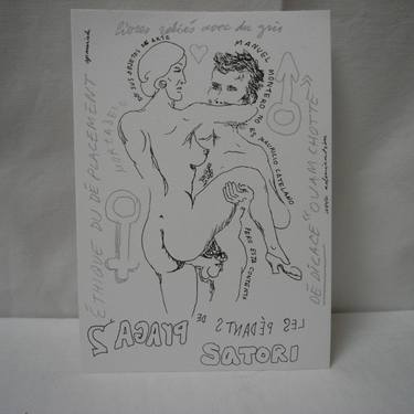 Print of Dada Erotic Drawings by Manuel Montero