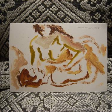 Print of Expressionism Erotic Drawings by Manuel Montero